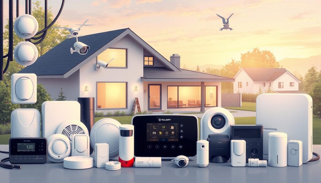 Funk und kabelgebundene Alarmanlagen