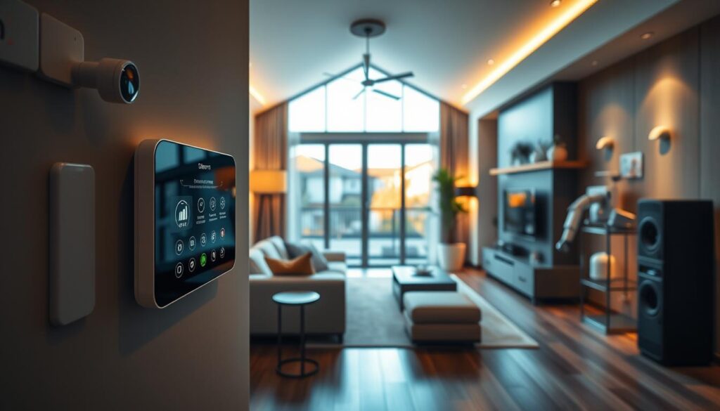 smarte Alarmanlage und Smart Home